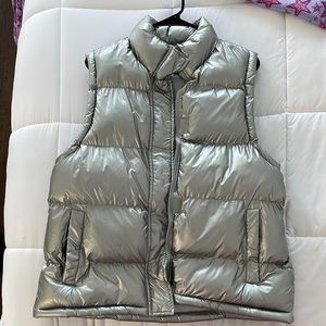 Silver Y2K Vest